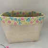 Fabric Storage Box, Desk Tidy, Bathroom Storage, Craft Storage, Fabric Caddy