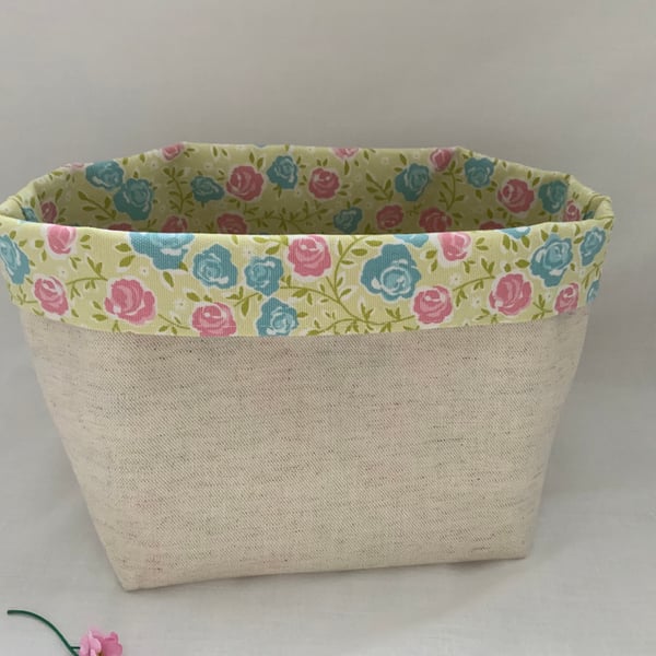Fabric Storage Box, Desk Tidy, Bathroom Storage, Craft Storage, Fabric Caddy