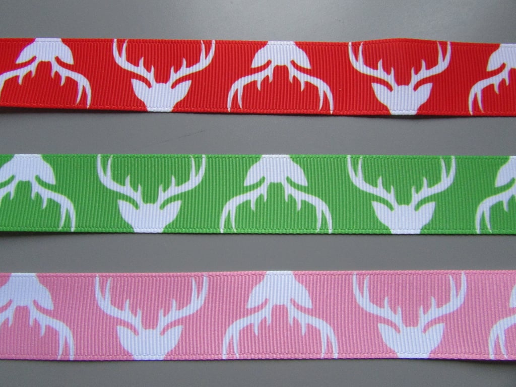 Stag 2.5cm Grosgrain Ribbon x 1 metre