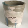 "Brew” Espresso ceramic beaker, Cup, Coffee, tea