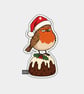 Unique Funny Christmas Gift Tags For Adults, 6pk - Robin On Pudding