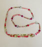 Textile Bead Necklace - Image 1