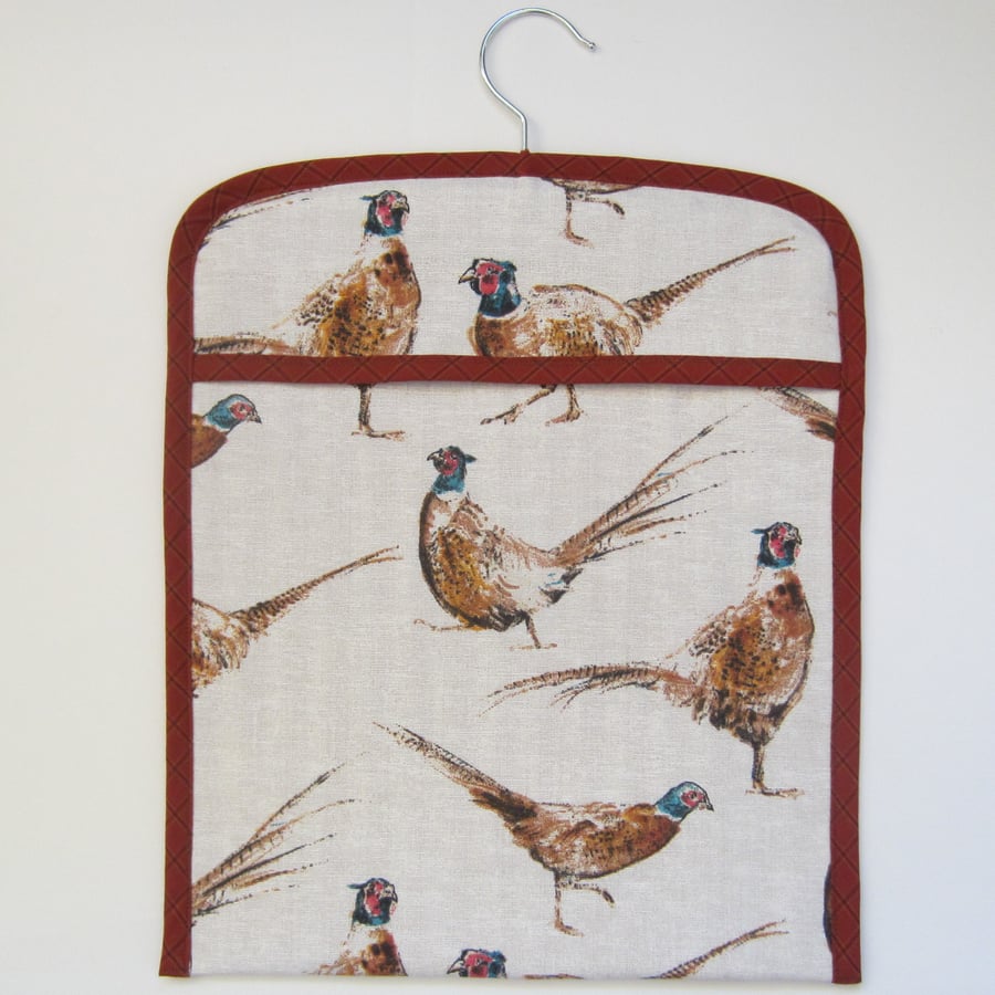Peg Bag Pheasant Design