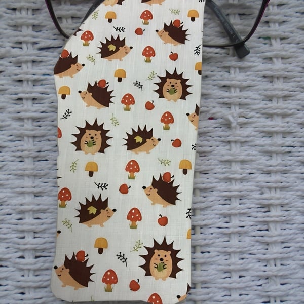 Cute Hedgehogs Woodland Themed Glasses Case 