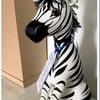 Zebra doorstop 