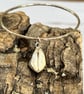 Sterling Silver Bangle With A Cowrie Shell Charm - Image 5