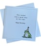 Funny Frog Birthday Card. Handmade Humorous Birthday Card. Quirky Card. - Image 6