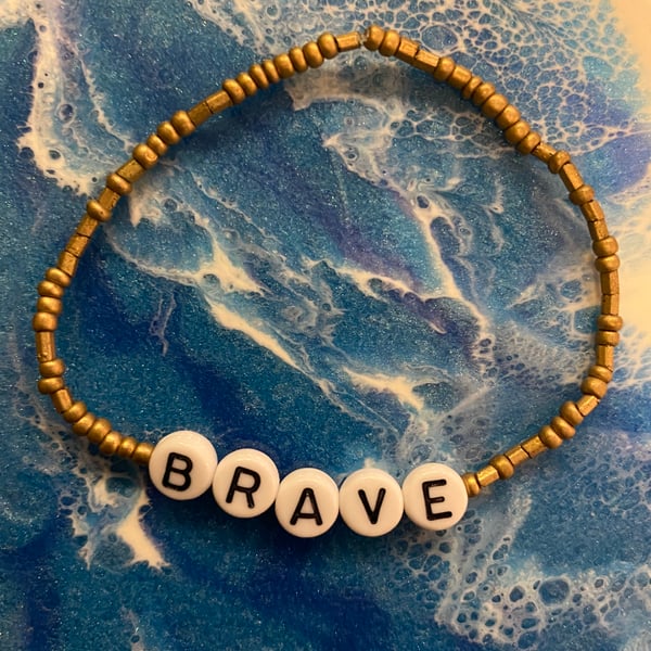 BRAVE Gold Bracelet (474)