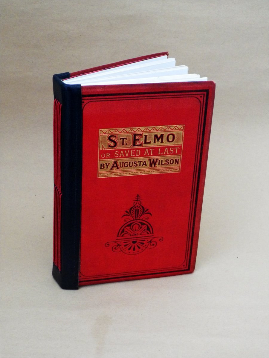 Hand bound Journal-sketch book- St. Elmo