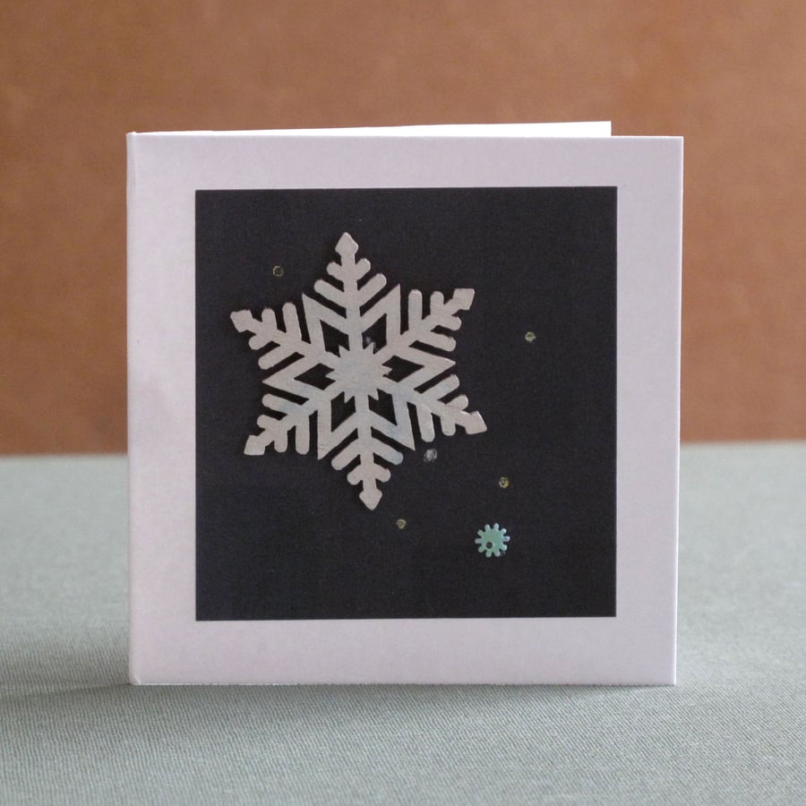 Unique Hand Made Christmas Card with Envelope