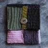 slow stitched cloth pouch