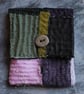 slow stitched cloth pouch