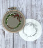 Pack of Christmas wreath embroidery stickers. Christmas craft idea - Image 1