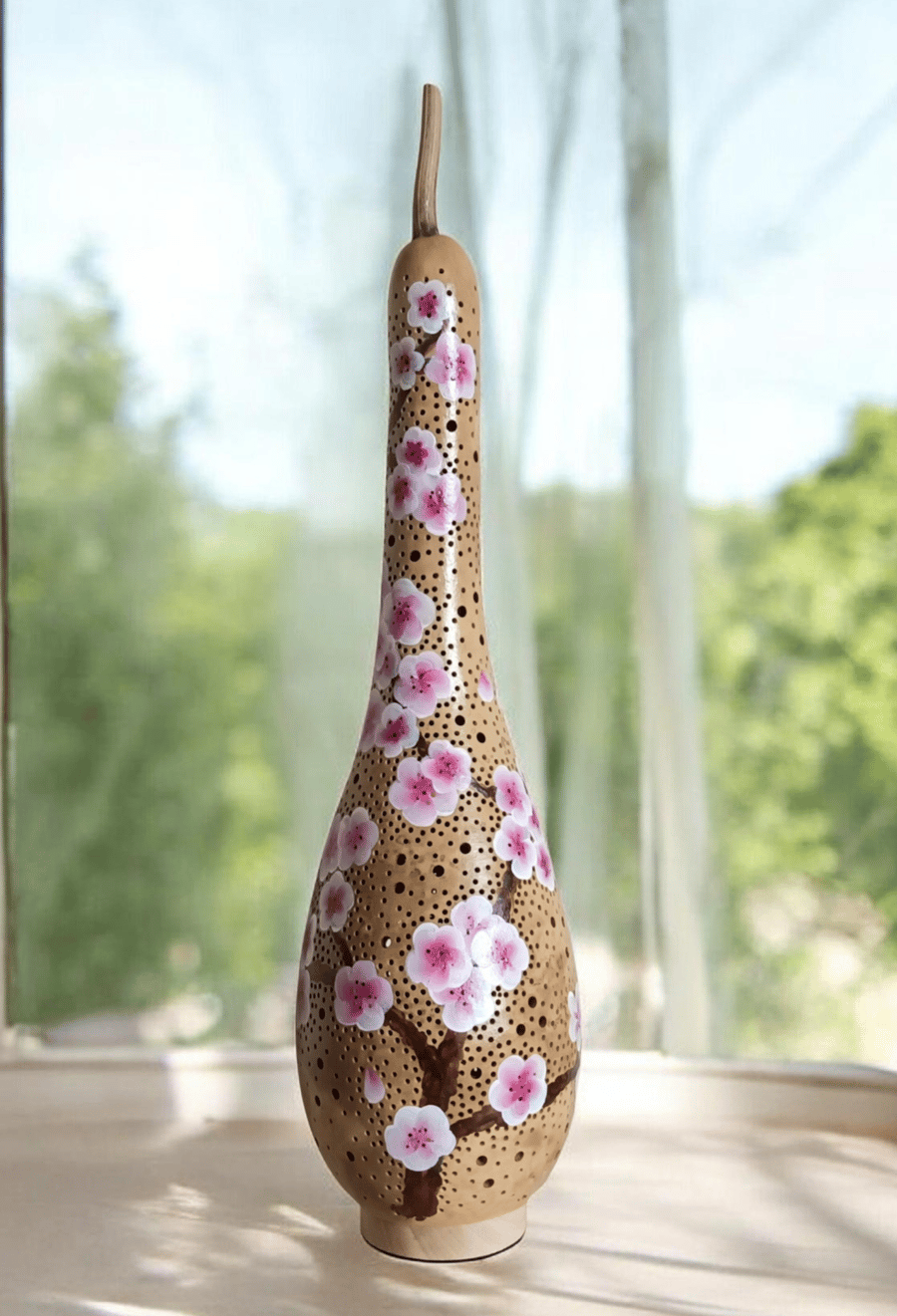 Cherry Blossom Gourd Lamp