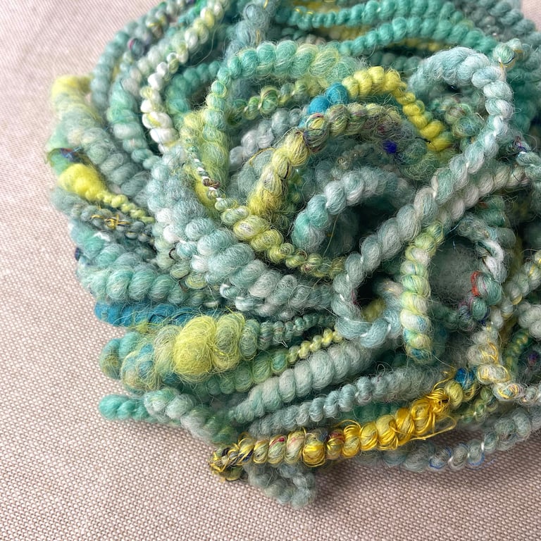 Wild Water Handspun Art Yarn