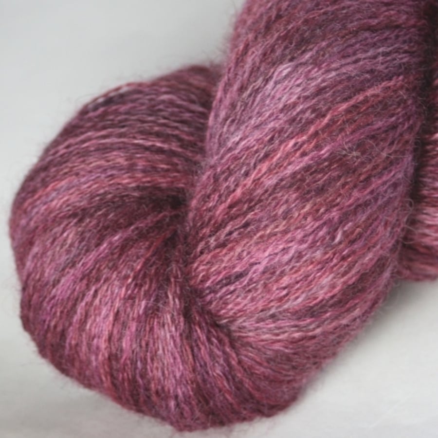 Winter Rose - British Bluefaced Leicester laceweight yarn