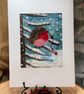 Robin In The Tree - Christmas Card. - Image 9