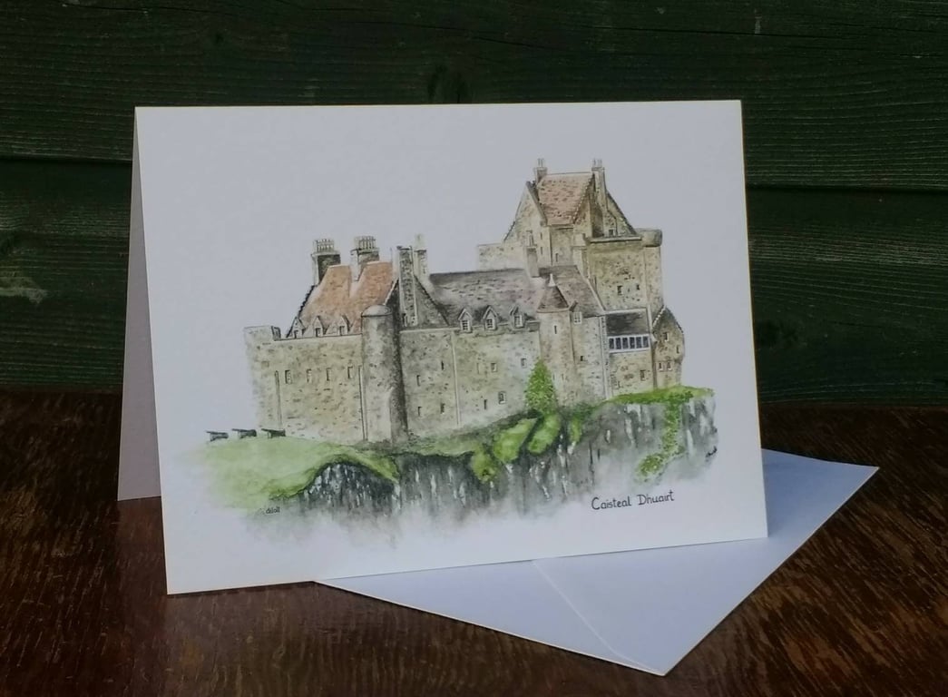 Duart Castle greetings card.