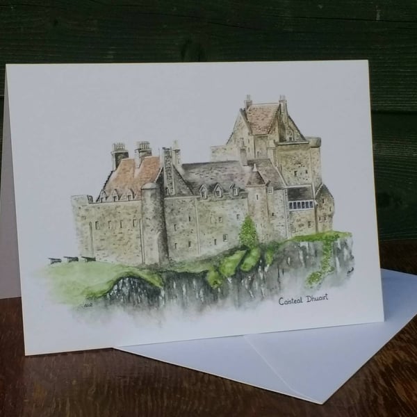 Duart Castle greetings card.