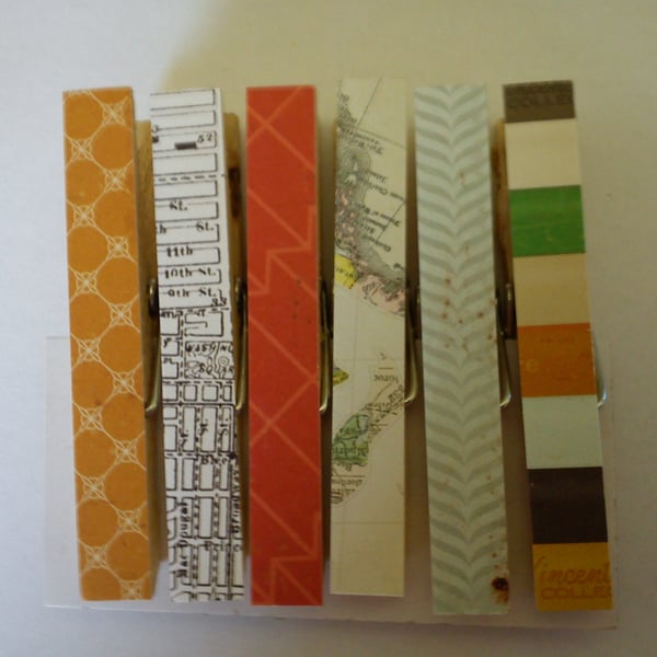 Colourful map mix magnetic pegs fridge magnets memo peg