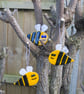 Busy Bee Hanger in Fused Glass - 6151 - Image 4