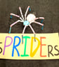 Trans Flag sPRIDEr Hanging Spider Suncatcher Decoration