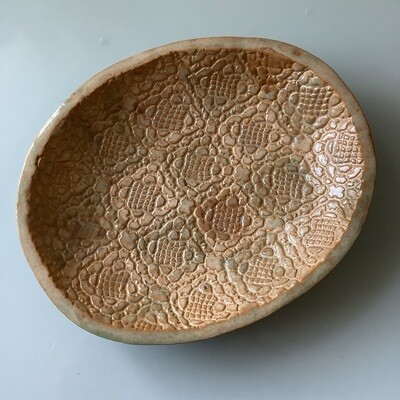 Lace Patterned Oval DIsh, No.119