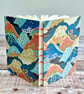 Perfectly Imperfect A6 Journal with Rolling Hills Chiyogami Paper