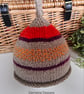 Designer  Baby Knotted Fairisle Hat 3-9 months size  - Image 1