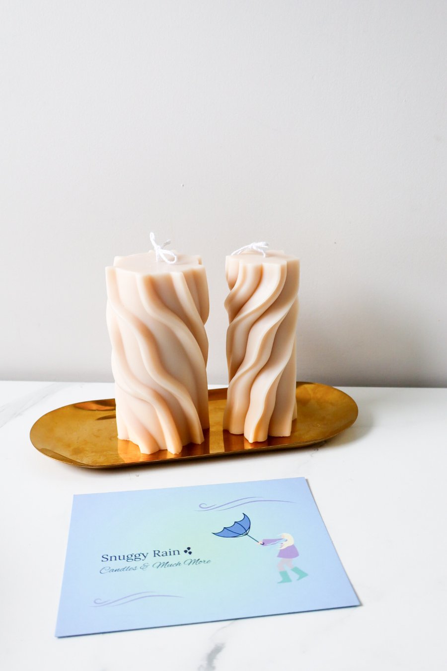 Wavy Candle Set