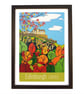 Edinburgh Castle travel poster print by Susie West - Image 1