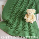 Baby Blanket Knitting Pattern Isla's Blanket Printed Copy