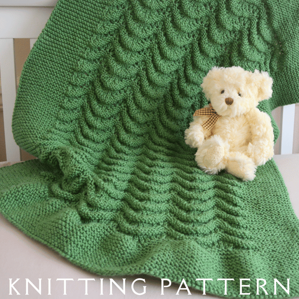 Baby Blanket Knitting Pattern Isla's Blanket Printed Copy