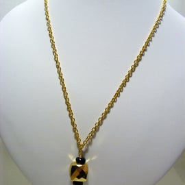 Spinel and Pyrite Gemstone Necklace