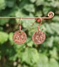 Copper Zodiac Earrings 