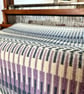 Rosanna cushion: Flint grey, Thistle & Slate grey. Handwoven in Wales - Image 5