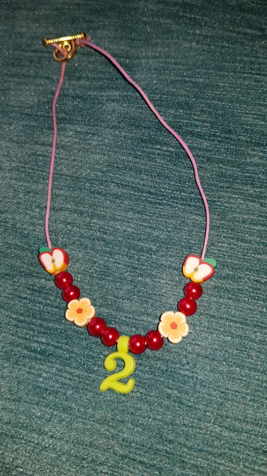 Children's '2' Charm Necklace