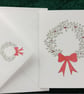 Christmas Card with Wreath Design - Image 2