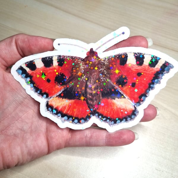Handmade Watercolour Butterfly Vinyl Decal Stickers