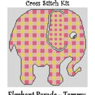 Elephant Parade Cross Stitch Kit Tammy Size Approx 7" x 7"  14 Count Aida