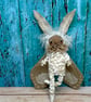 Spun Cotton Winter Moth Art Doll Taupe - Image 5