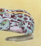 Painting of a vintage tin frog - Image 4