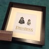 LORD OF THE RINGS - FRAMED LEGO FIGURES