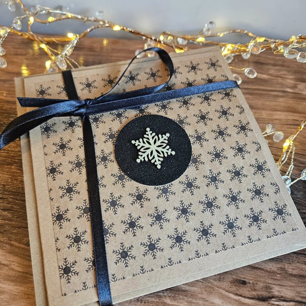 Rustic Handcrafted Christmas Cards