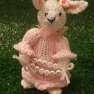 Hand KnittedMini Bunny- Grace