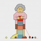 The Latest Knitting Project PDF cross stitch chart