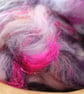 50g Elderberry Crush Art Batt for Spinning & Felting - Image 3