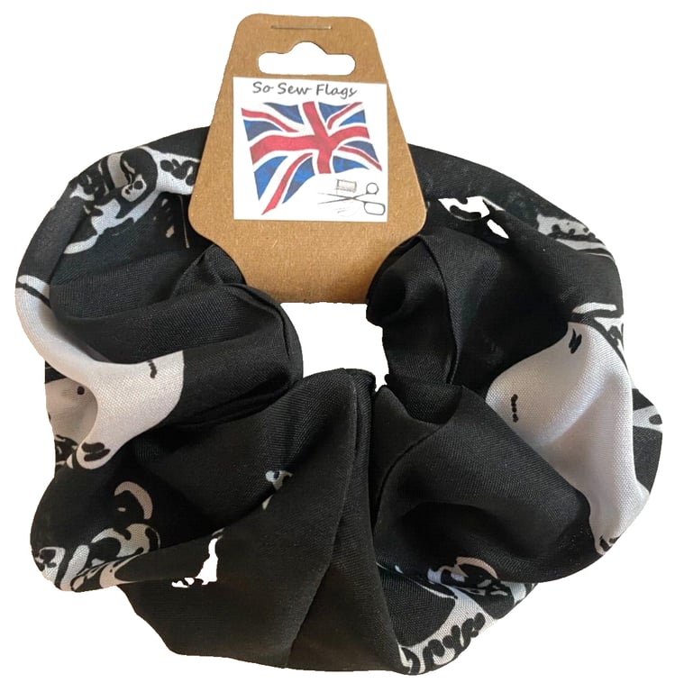 Brethren Of The Coast Pirate Flag Hair Scrunchie Scrunchies Accessory Elastic