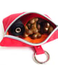 Waterproof Dog Treat and Poo Bag Pouch - two compartments inside - RED - Image 5