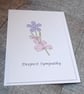 A6 Deepest Sympathy Greeting Card (Forget Me Not) - Image 2